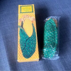 Avon vintage Calico Garden Fabric Pomander new never used